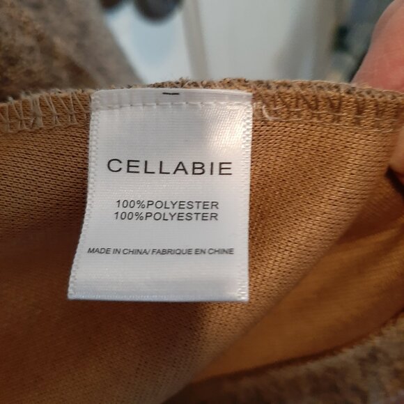 Cellabie Tweed-Look Knit Cardigan; Open-front; NO POCKETS; Women's Size XL - Picture 4 of 4